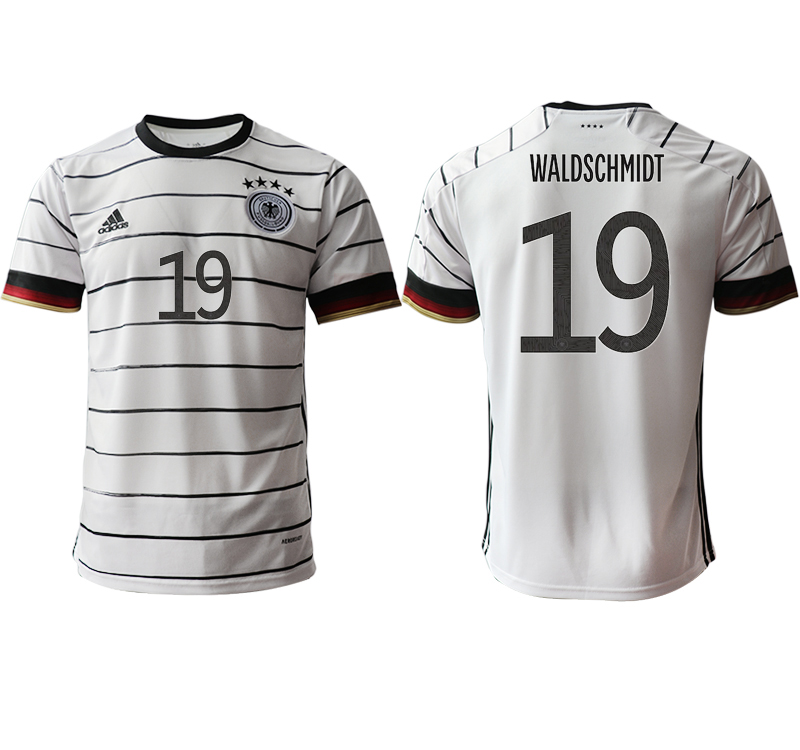 Men 2021 European Cup Germany home aaa version white #19 Soccer Jersey